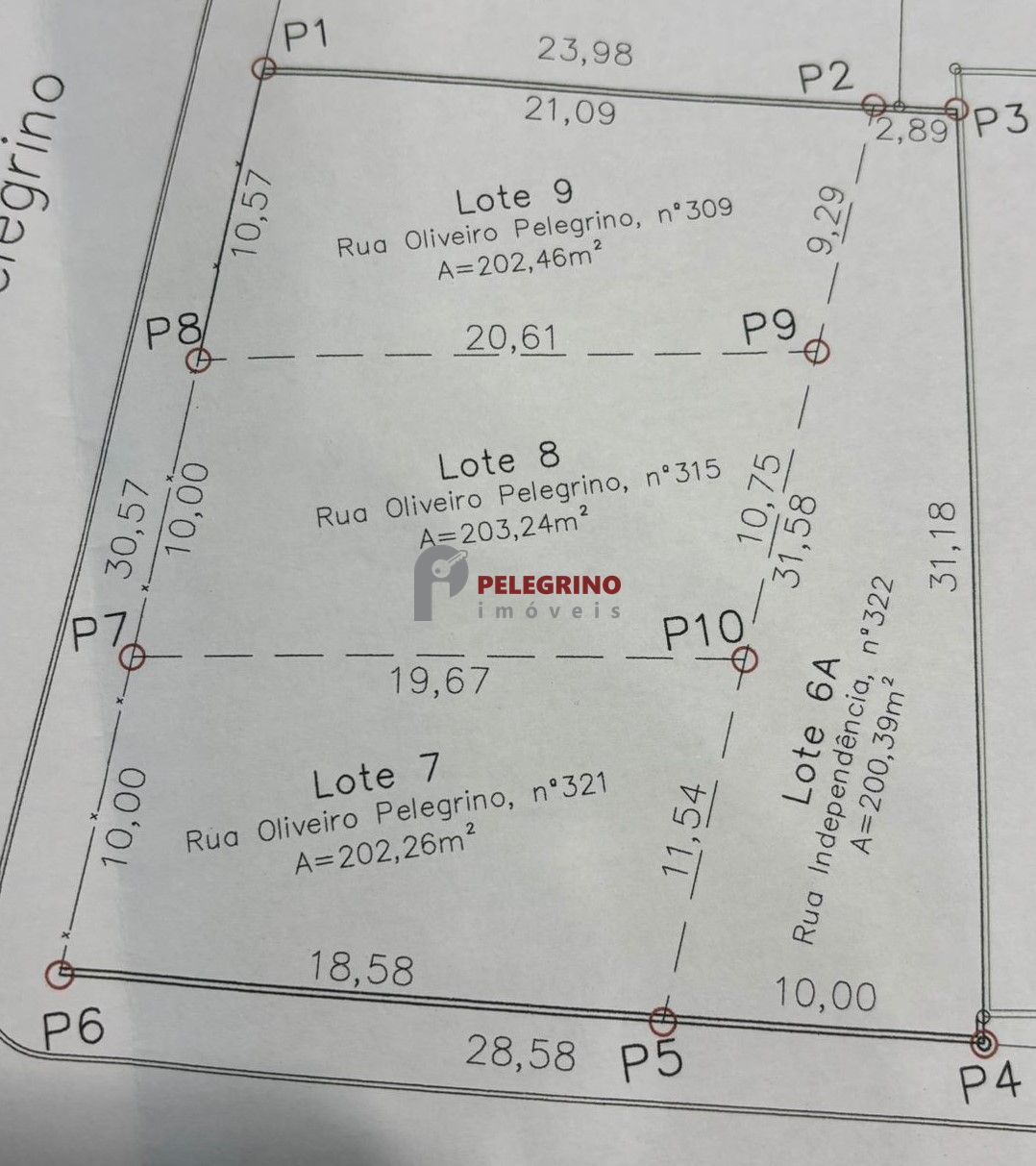 Pelegrino Imóveis vende terreno no Balneário Rebello em Tapes