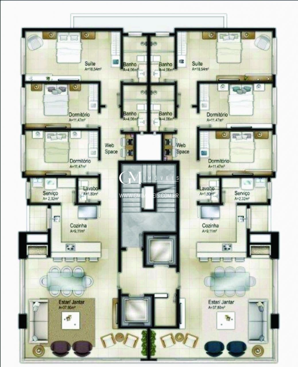 Apartamento, 3 quartos, 130 m² - Foto 24