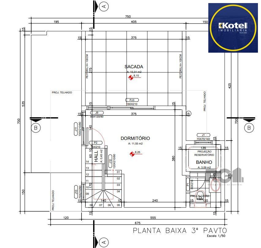 Casa Condominio 3 Dormitório(s) Bairro Espirito Santo