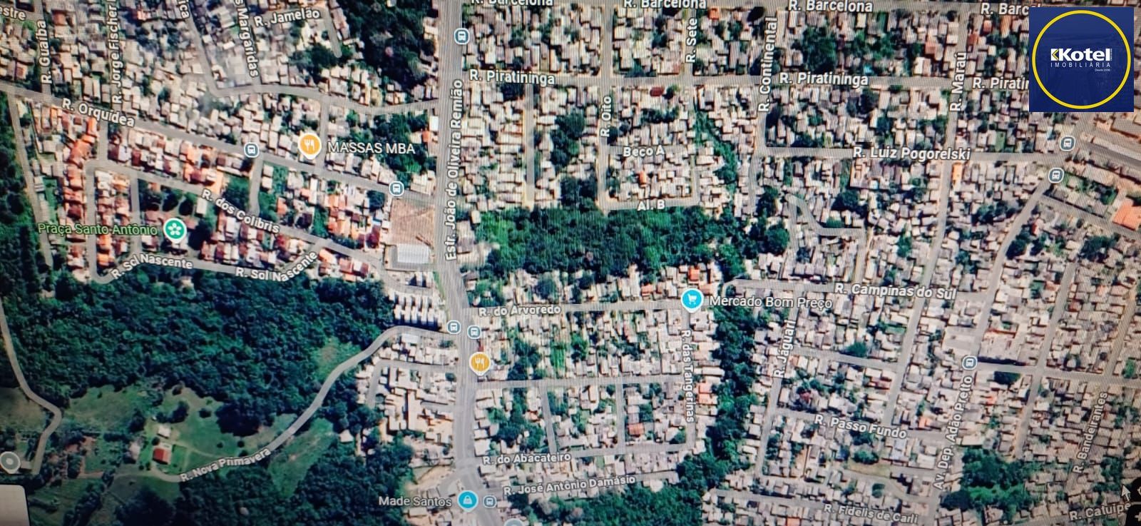Magnífico terreno 13.410m² na Estrada João de Oliveira Remião.