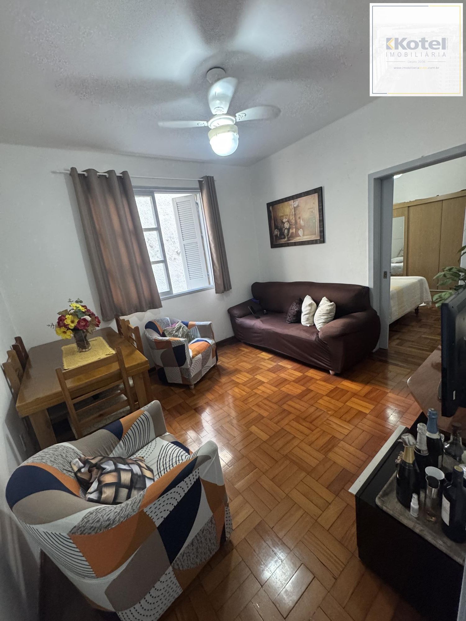 Apartamento de 1 Dormitório