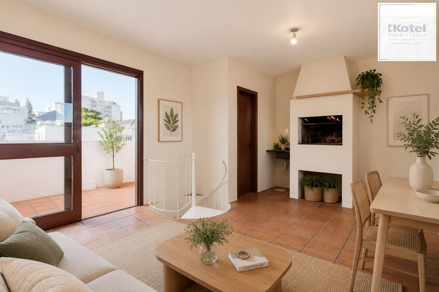 Sugestão de decoração por IA - Mobília não inclusa