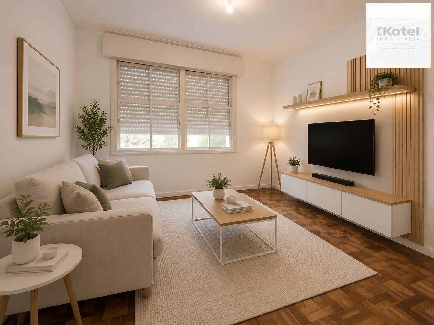 Sugestão de decoração criada por IA - Mobílias não inclusas.