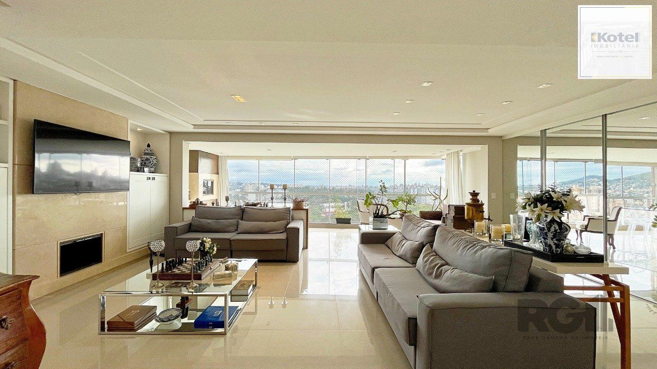 Apartamento semi-mobiliado de três dormitórios, três suítes, sendo a master com banheira, gabinete ou quarto dormitório, dependência completa de empregada e três vagas de garagem no Condomínio Rossi I — foto 3