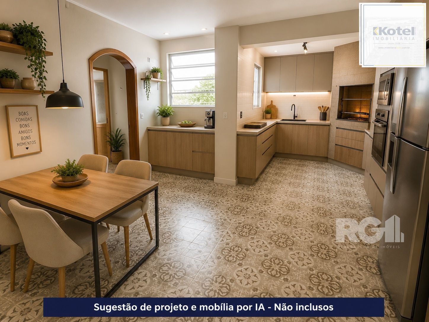 Sugestão de decoração por IA - Mobílias e projetos NÃO INCLUSOS