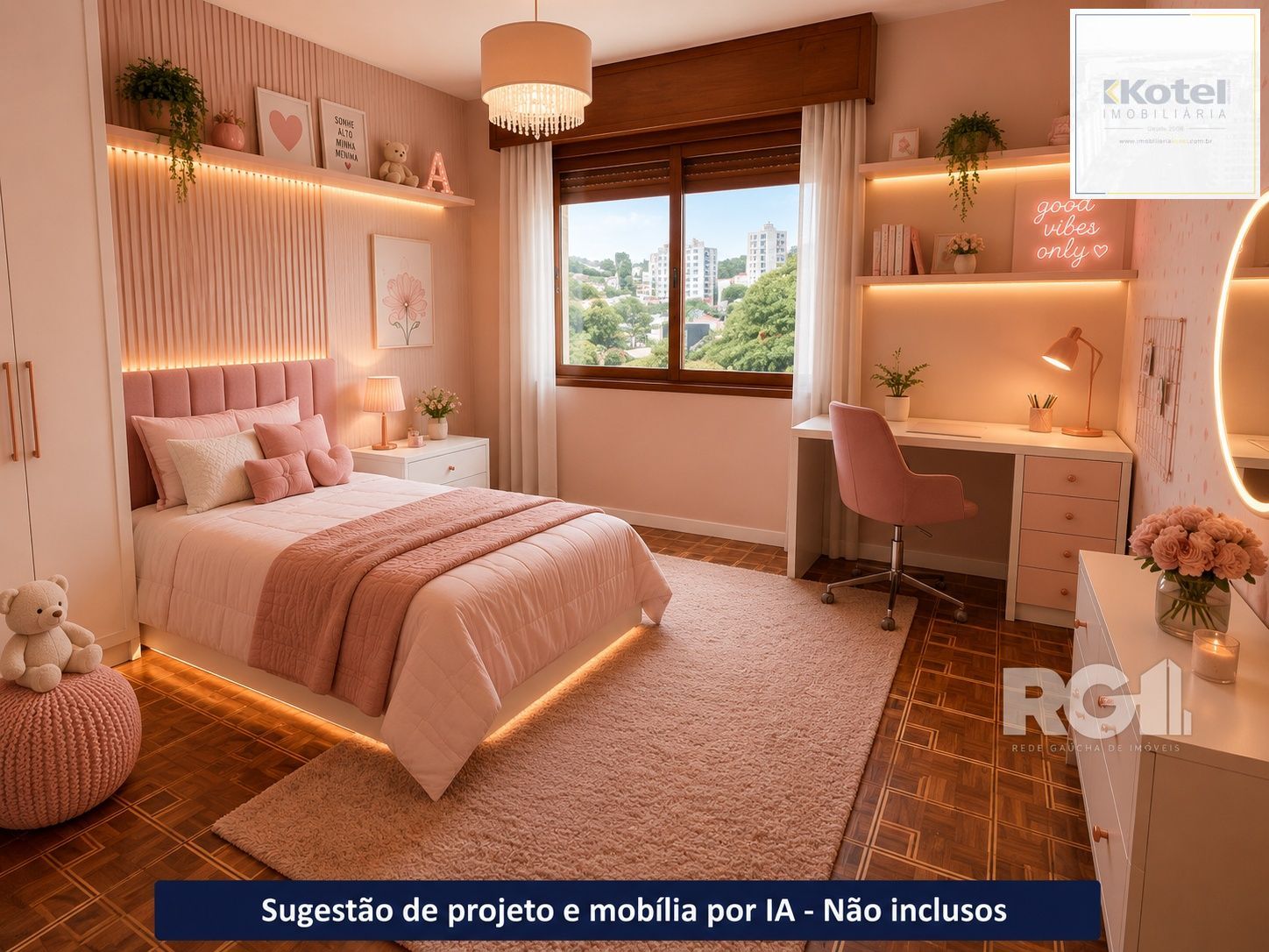 Sugestão de decoração por IA - Mobílias e projetos NÃO INCLUSOS