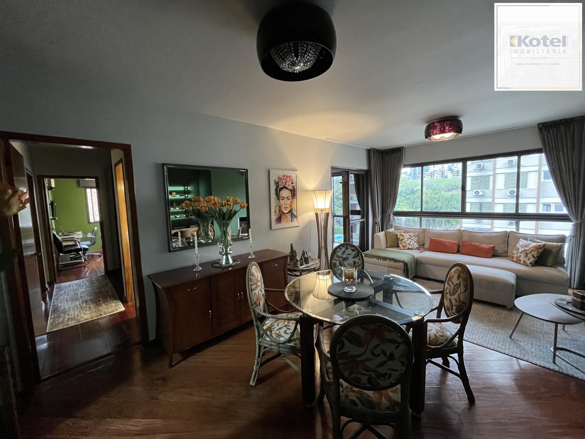 Apartamento de 2 quartos, suíte, churrasqueira, lareira e garagem Bela Vista POA