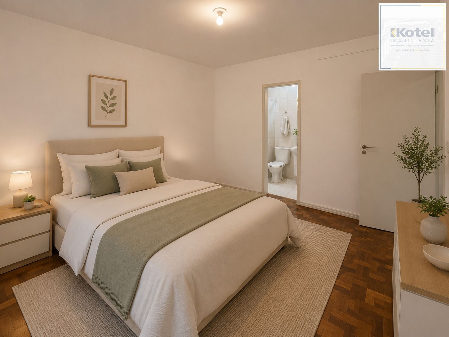 Sugestão de decoração criada por IA - Mobílias não inclusas.