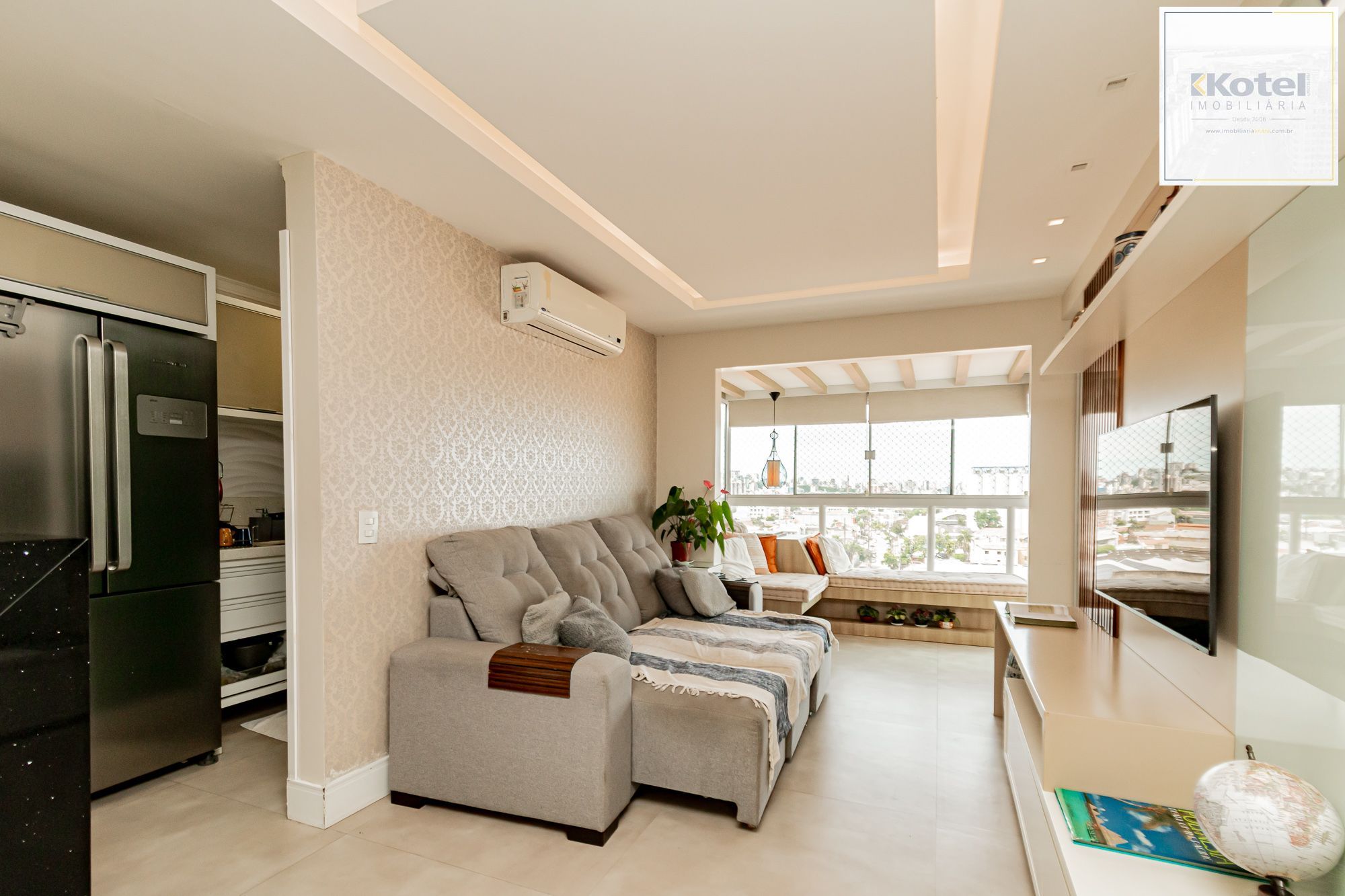 Apartamento 3 dormitórios, 2 banheiros, 1 vaga coberta e piscinas B. São Geraldo — foto 4