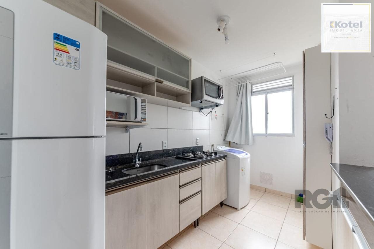Apartamento 2 dormitórios e uma vaga no bairro morro santana com sacada. — foto 4