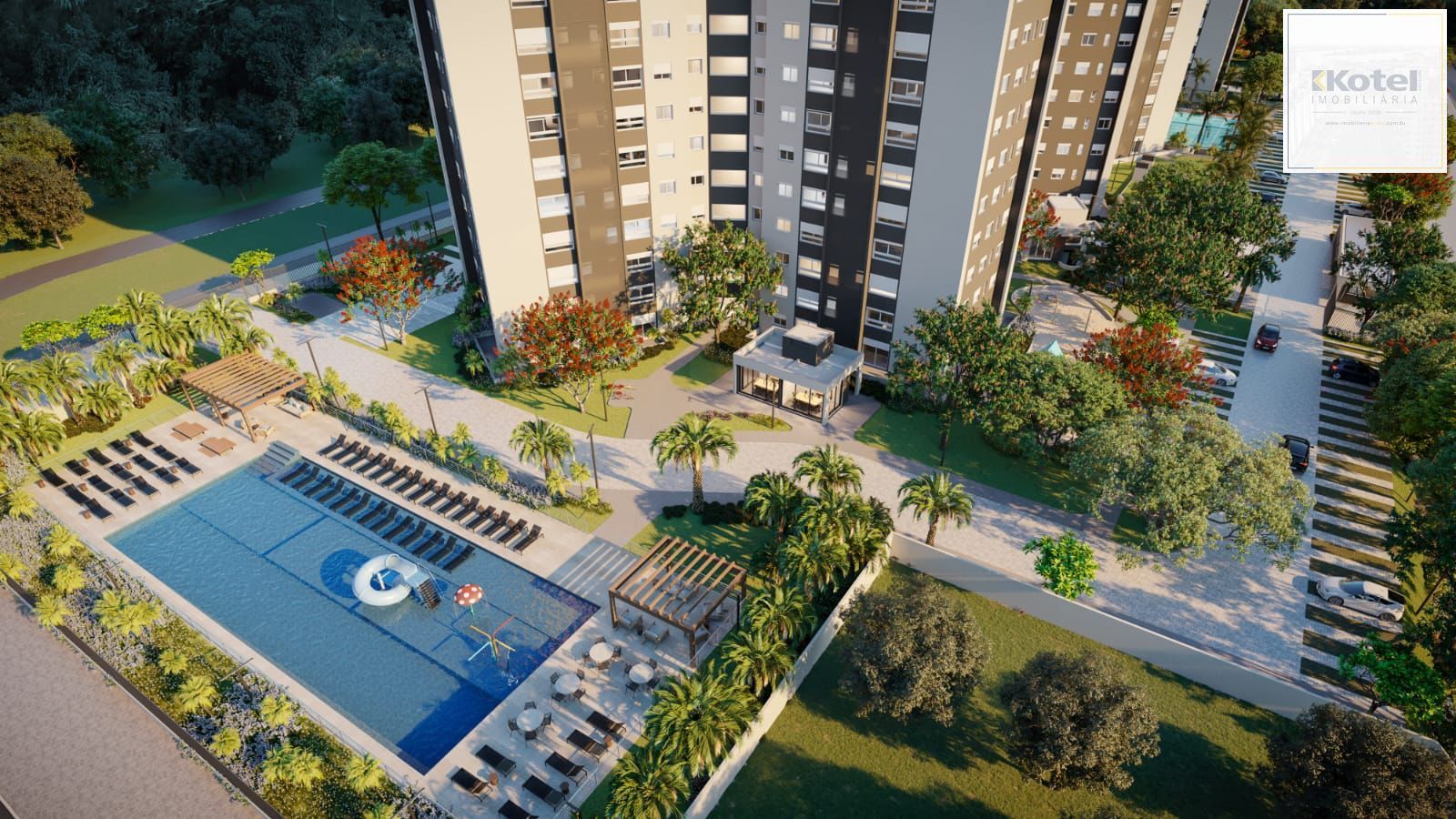 Apartamento 02 quartos, sendo 01 suíte, 01 vaga escriturada e coberta, com 52,14m² no ACQUA LIFE CLUB.