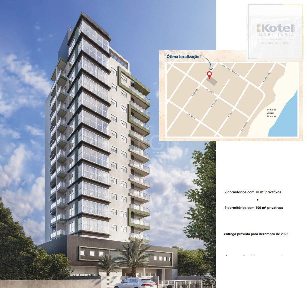 Apartamento para Venda - 106m², 3 dormitórios, sendo 1 suites, 1 vaga - Centro — foto 3