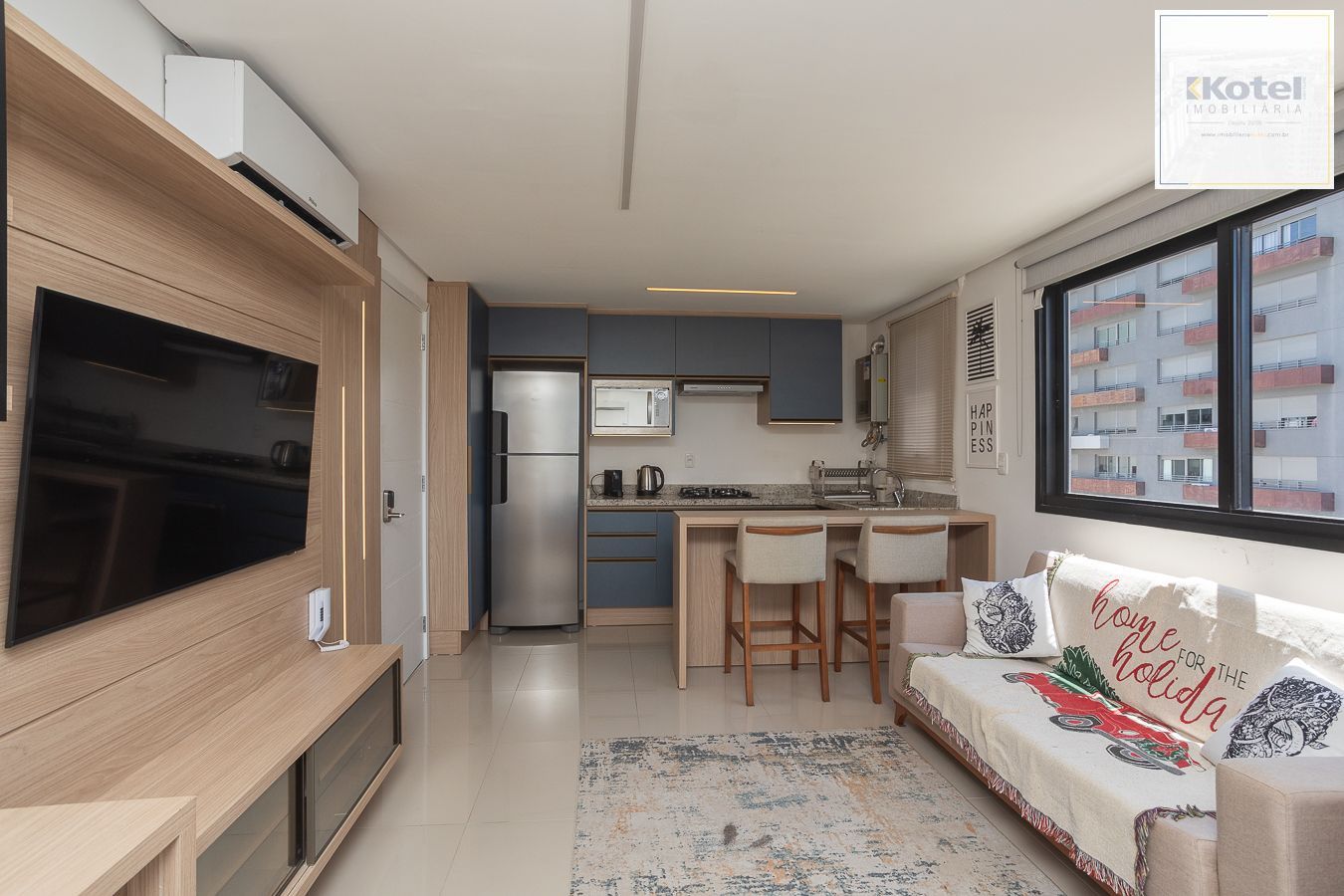 Studio mobiliado à venda no The Park – junto ao Parque da Redenção