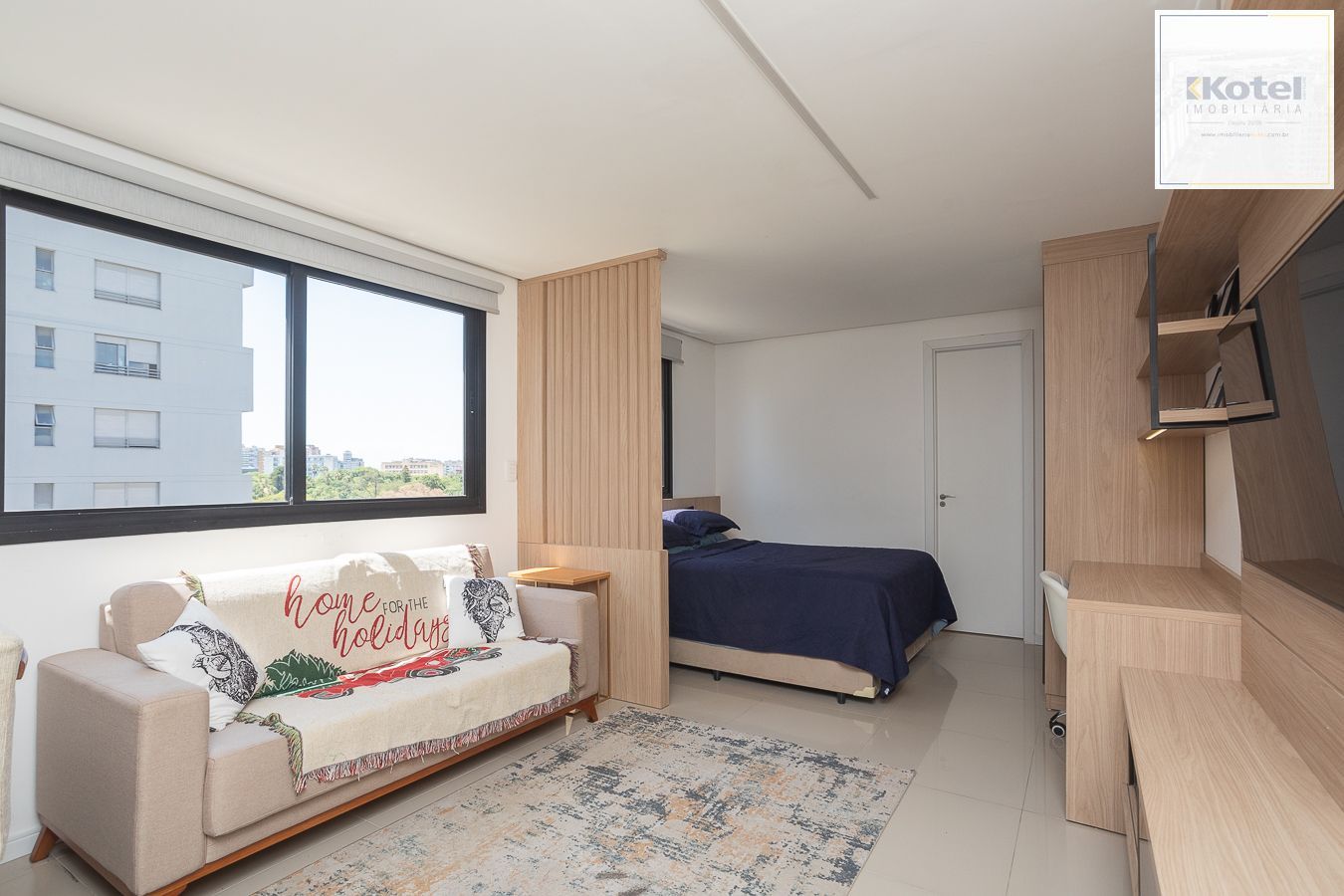 Studio mobiliado à venda no The Park – junto ao Parque da Redenção