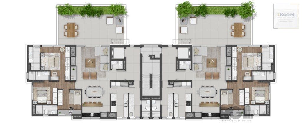 Apartamento 03 suítes no bairro Três Figueiras, ao lado do colégio Anchieta. — foto 5
