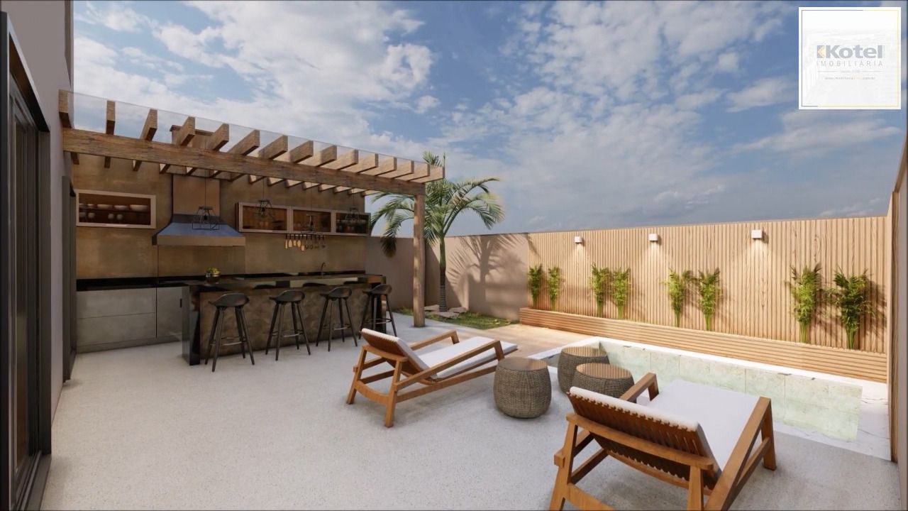 Casa sobrado em steel frame de 3 Suítes