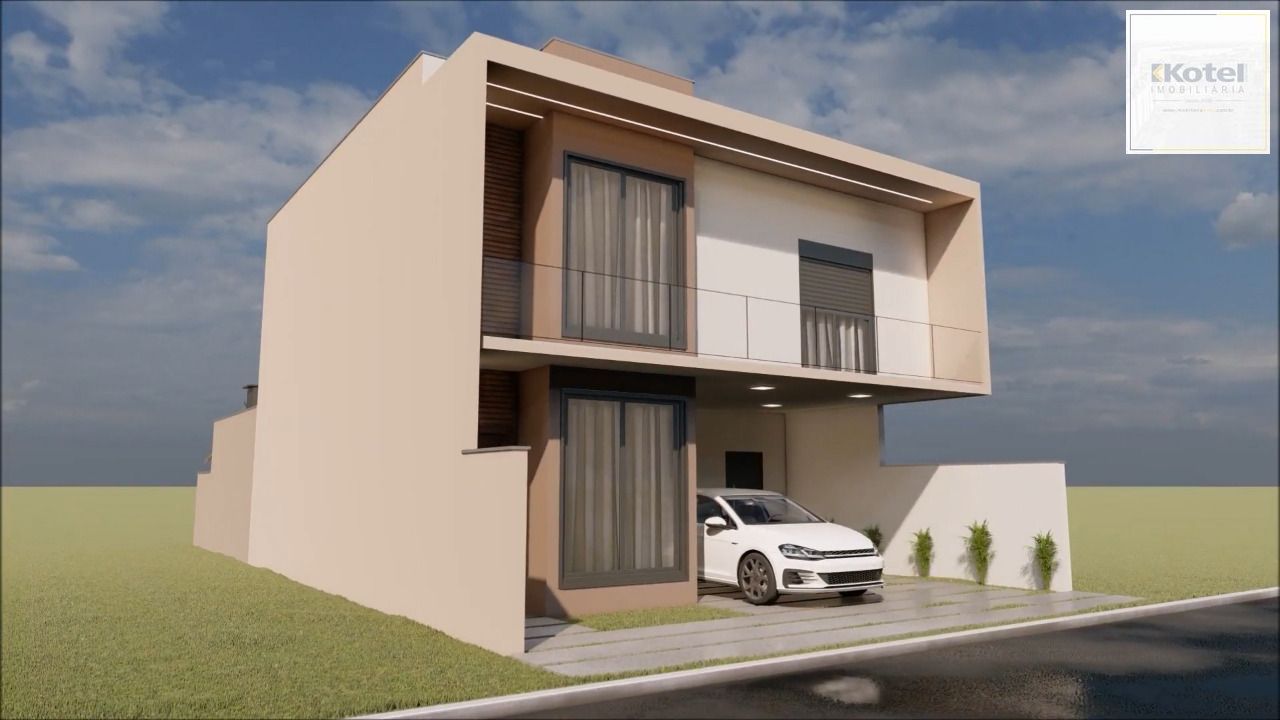Casa sobrado em steel frame de 3 Suítes