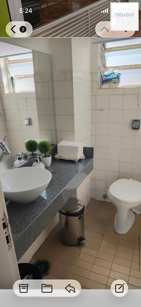 Conj/coml. com 123,68m2 todos mobiliado, split, banheiro, elevador, portaria. Rua Andrade Neves.