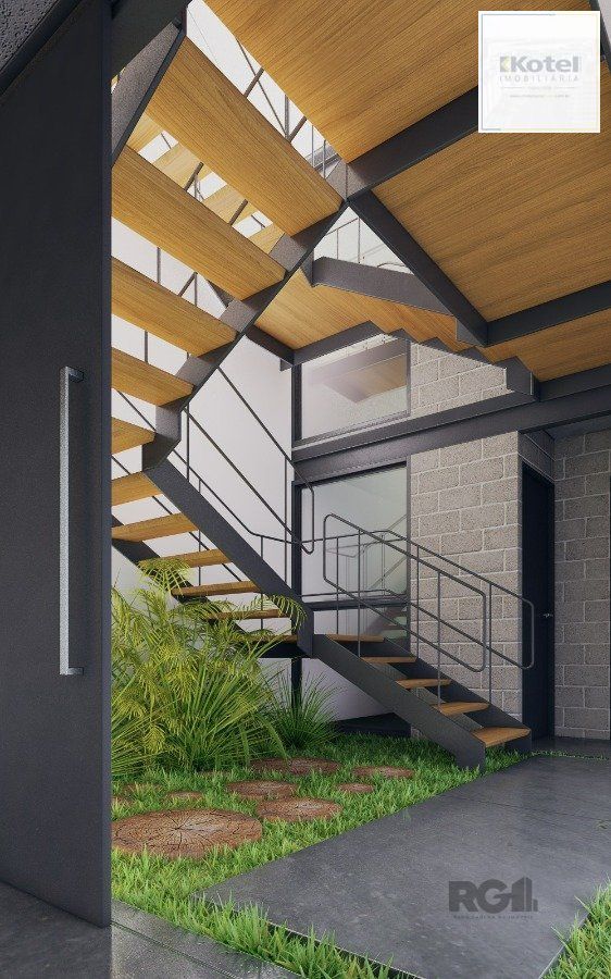 Prédio Comercial de Design Contemporâneo na Rua Coronel Fernando Machado, no Centro de Porto Alegre