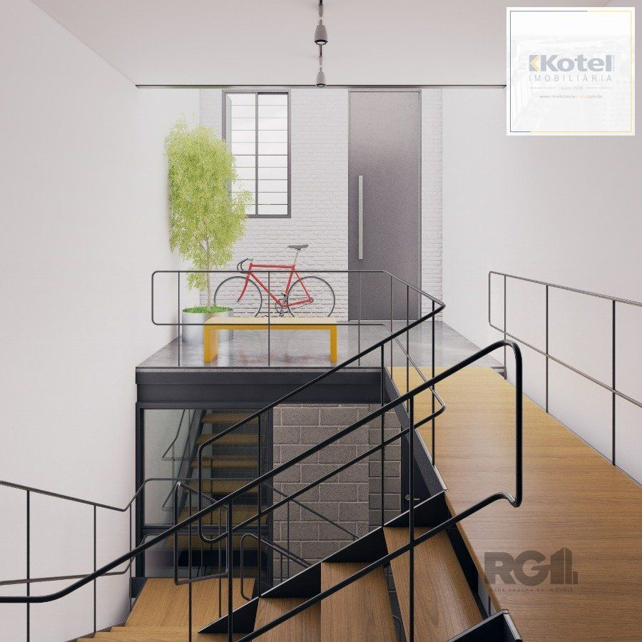 Prédio Comercial de Design Contemporâneo na Rua Coronel Fernando Machado, no Centro de Porto Alegre
