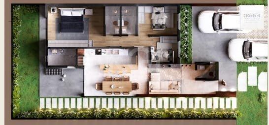 Casa Condominio para Venda - 144m², 3 dormitórios, sendo 1 suites, 2 vagas - São Vicente