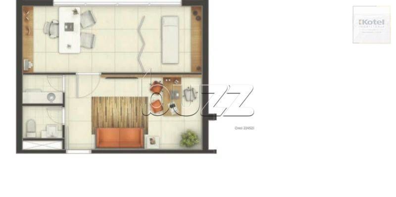 Conjunto/Sala para Venda - 40m², 0 dormitórios, 1 vaga - Praia de Belas