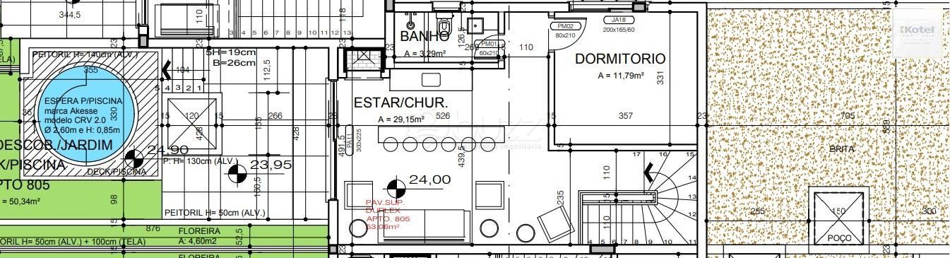 Cobertura para Venda - 199m², 4 dormitórios, sendo 2 suites, 3 vagas - Menino Deus