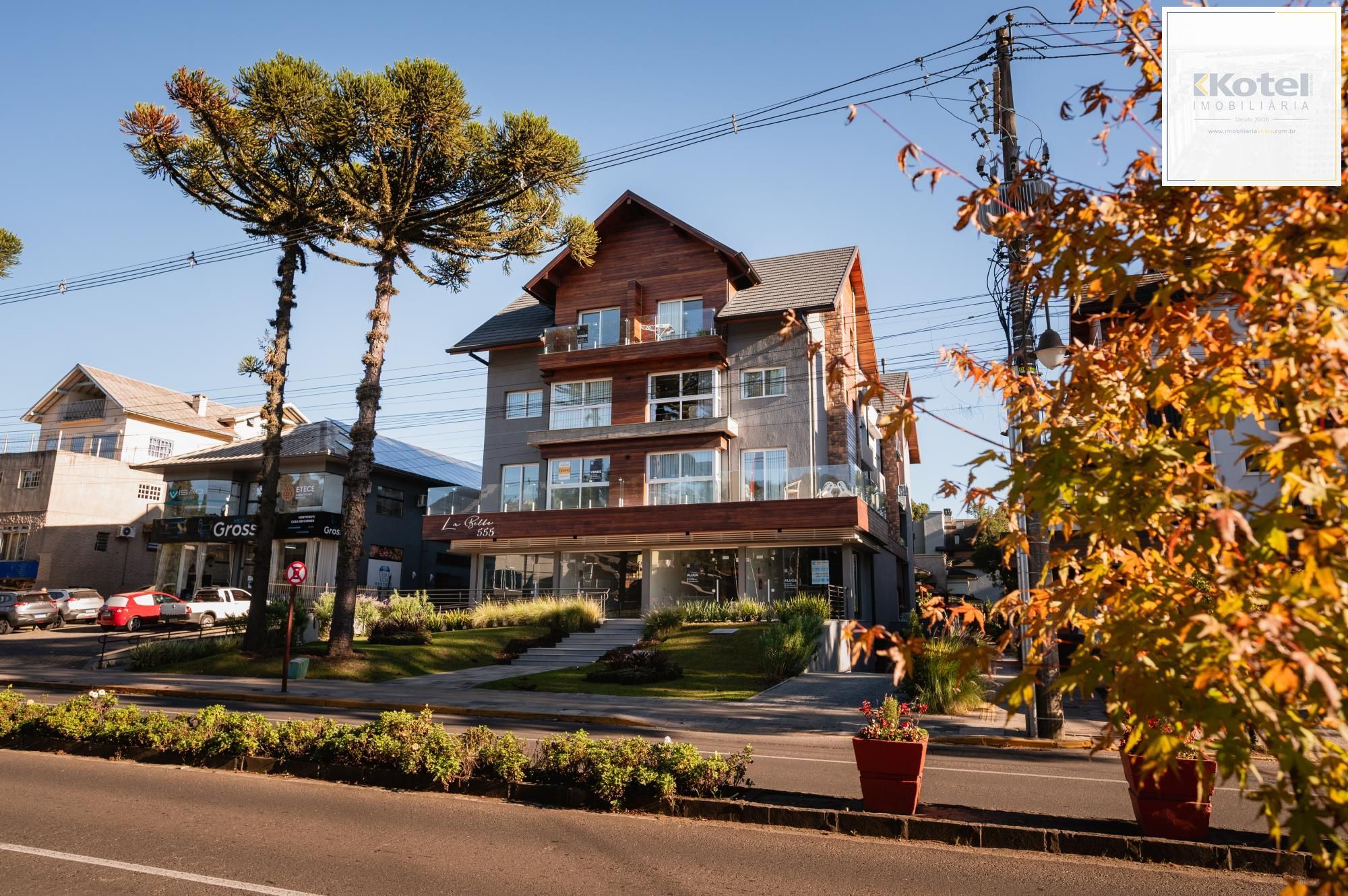 Apartamento 1 dormitório com churrasqueira em Gramado
