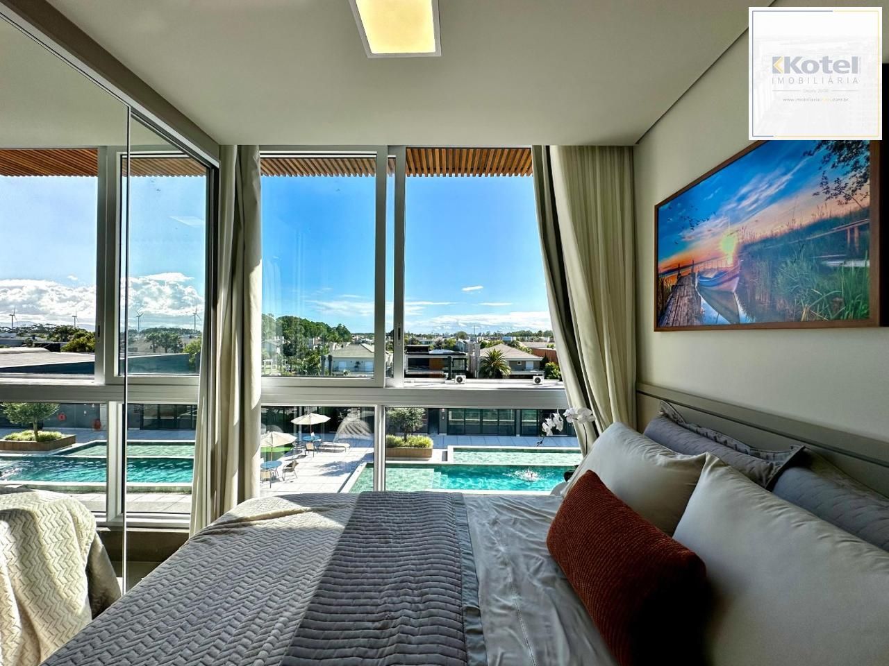 Excelente Studio mobiliado com vaga coberta no Living Resort House
