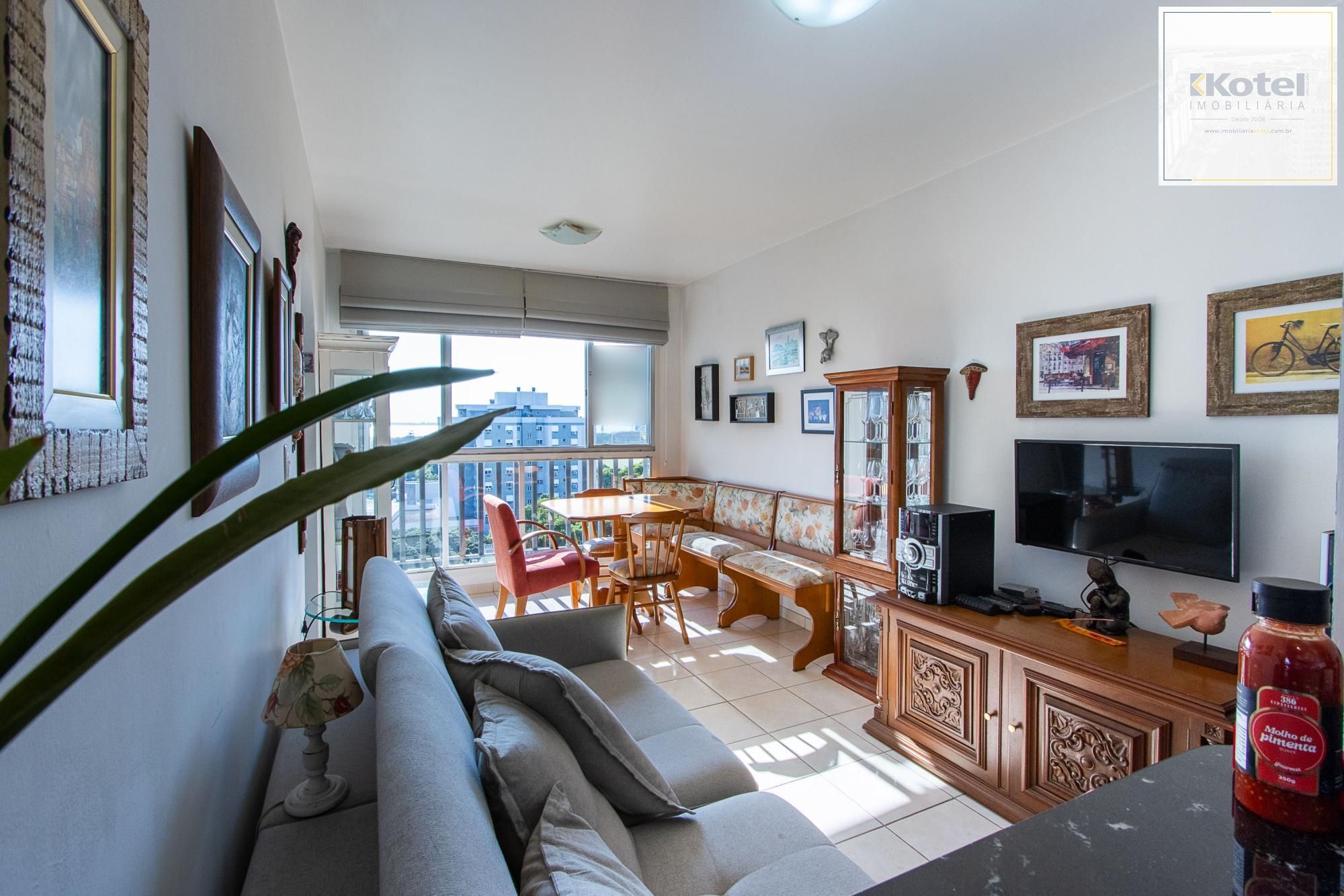 Lindo apartamento locado, mobiliado, andar alto com vista para o Rio, 2 quartos - Bairro Cristal — foto 2
