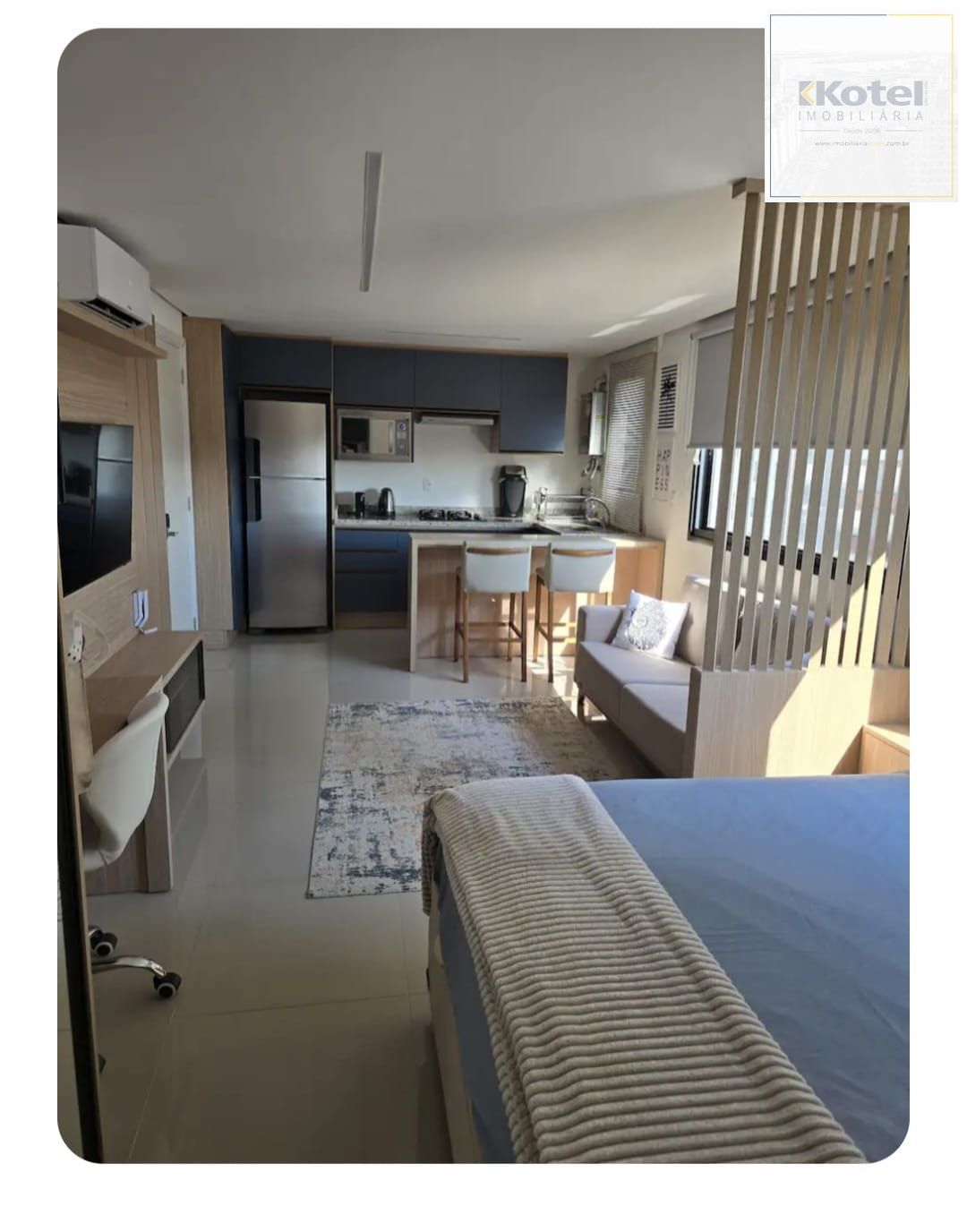 Studio mobiliado, com 30m² privativos, 1 vaga - Cidade Baixa