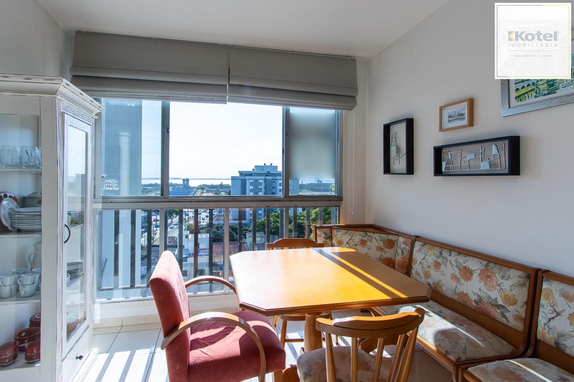 Lindo apartamento locado, mobiliado, andar alto com vista para o Rio, 2 quartos - Bairro Cristal — foto 3