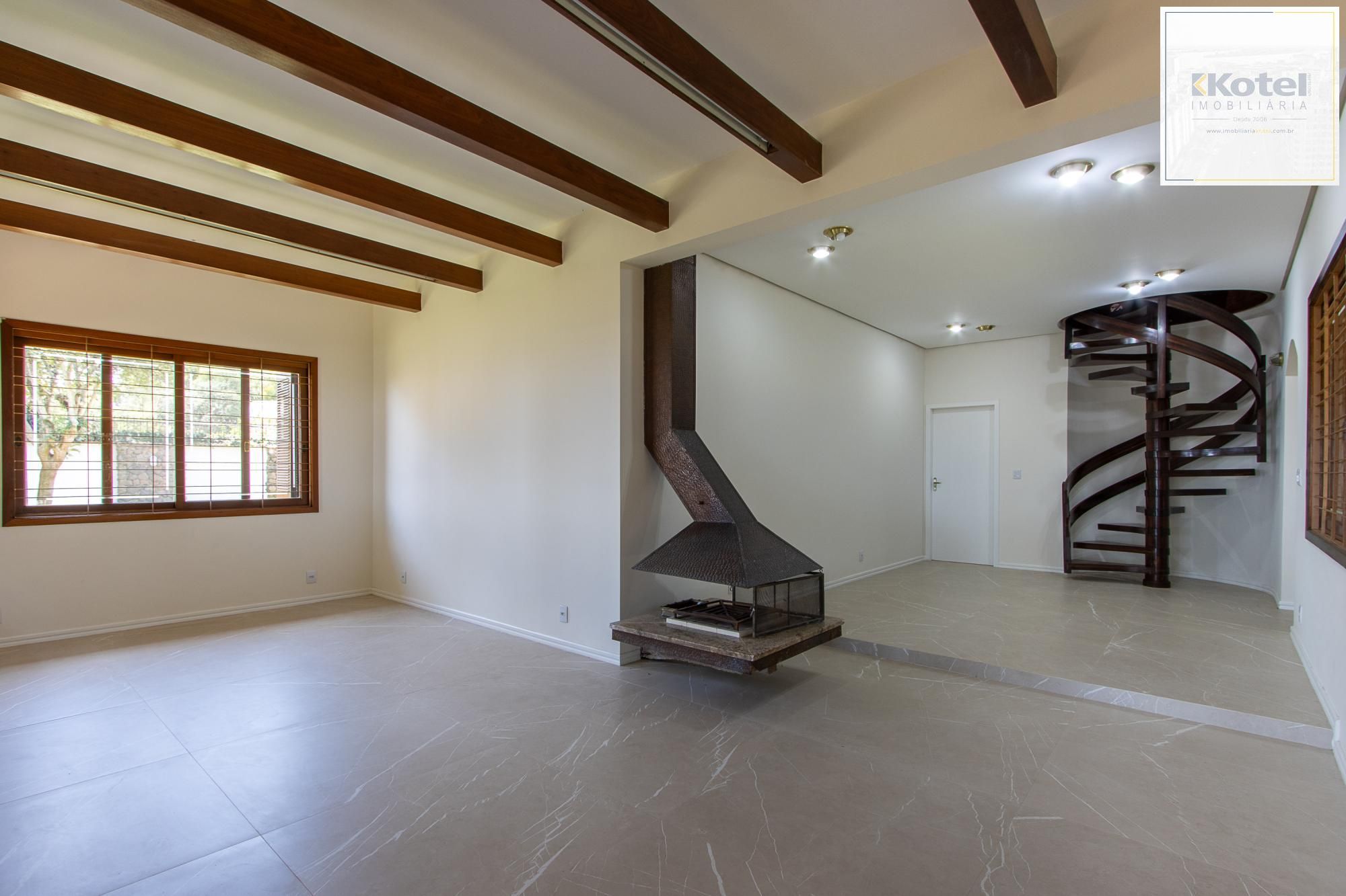 Casa com 2 dormitórios 3 banheiros. lareira e churrasqueira, e com arquitetura moderna. — foto 5