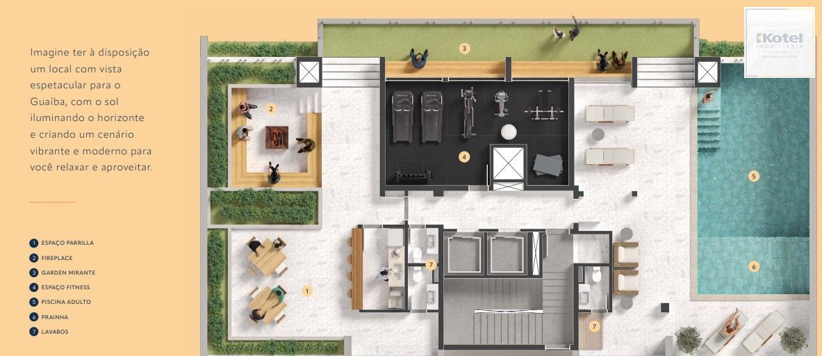 Apartamento alto padrão com 141,92m², 3 suítes, 2 vagas, no bairro Tristeza em Porto Alegre — foto 5