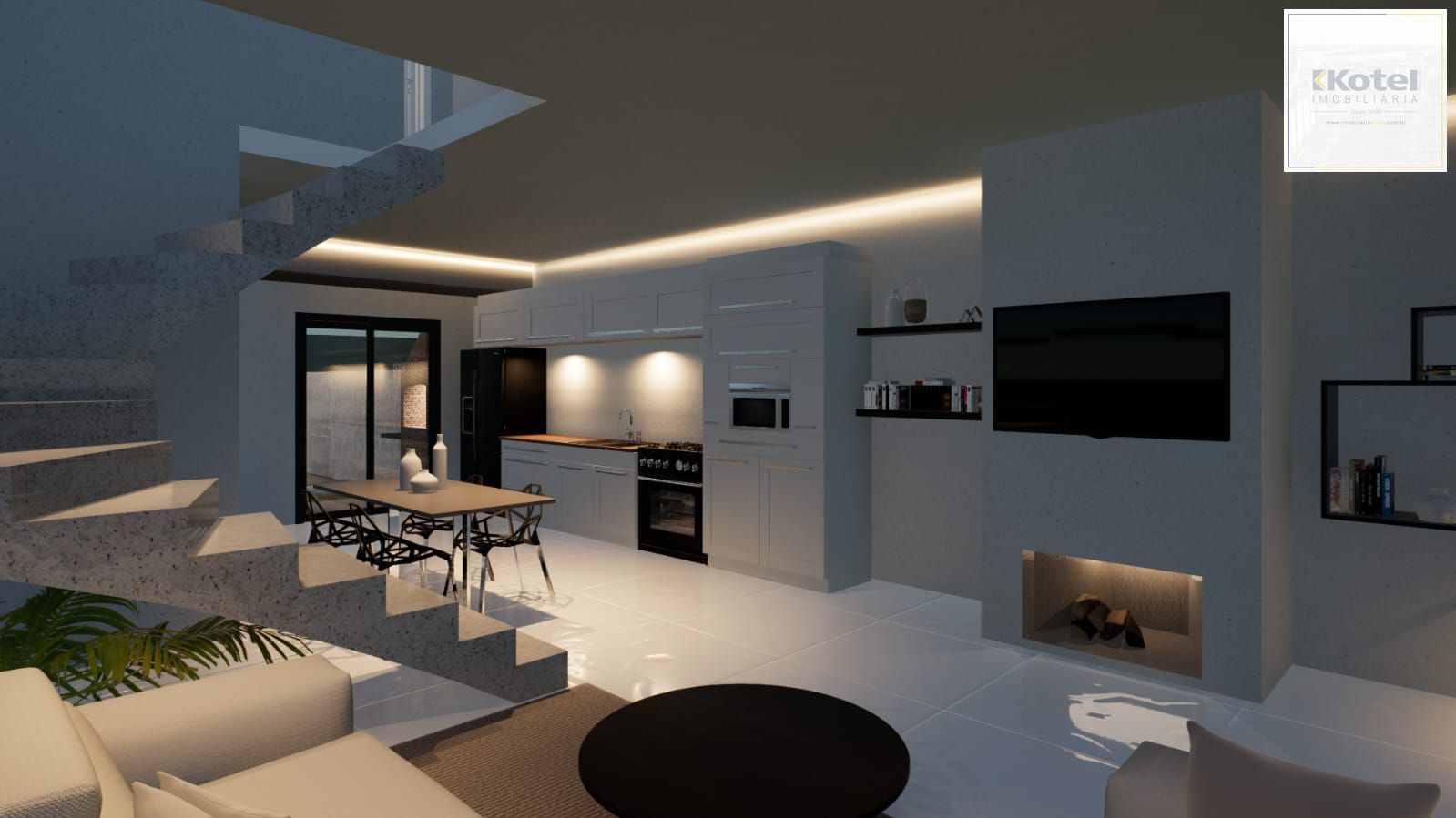 Casa em Condomínio à venda, bairro Campo Novo,  3 quartos (1 suite),  3 banheiros