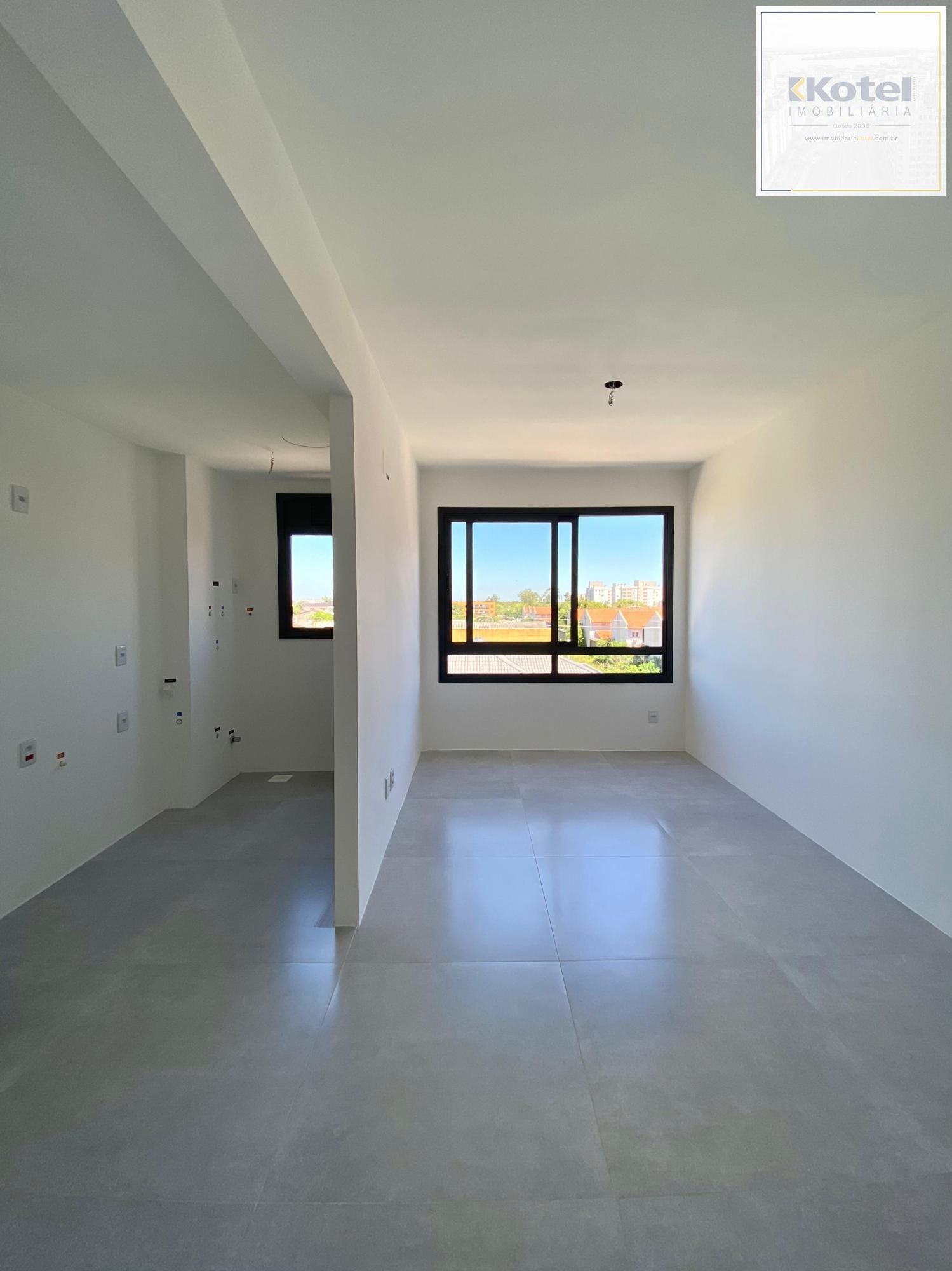 Apto novo, 02 dorm, 58 m2, 01 vaga, Bairro Fátima Canoas, Elevador, Gás encanado