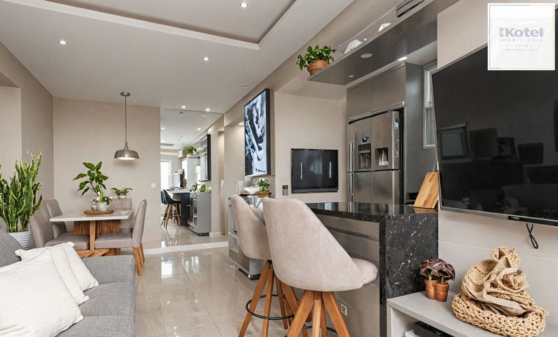 Vende-se apartamento com 2 quartos (1 suíte), 55m² e 2 vagas – Petrópolis — foto 3