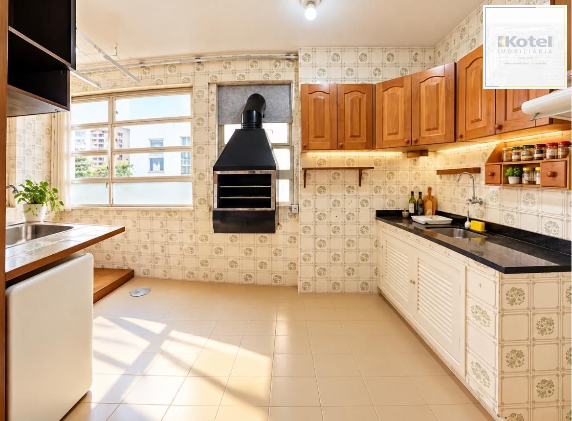 Cozinha com Area de Serviço Churrasqueira.