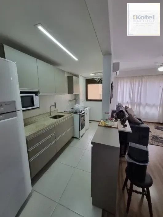 Apartamento  com 1 quarto com churrasqueira, 48m² 1 vaga - Cristo Redentor