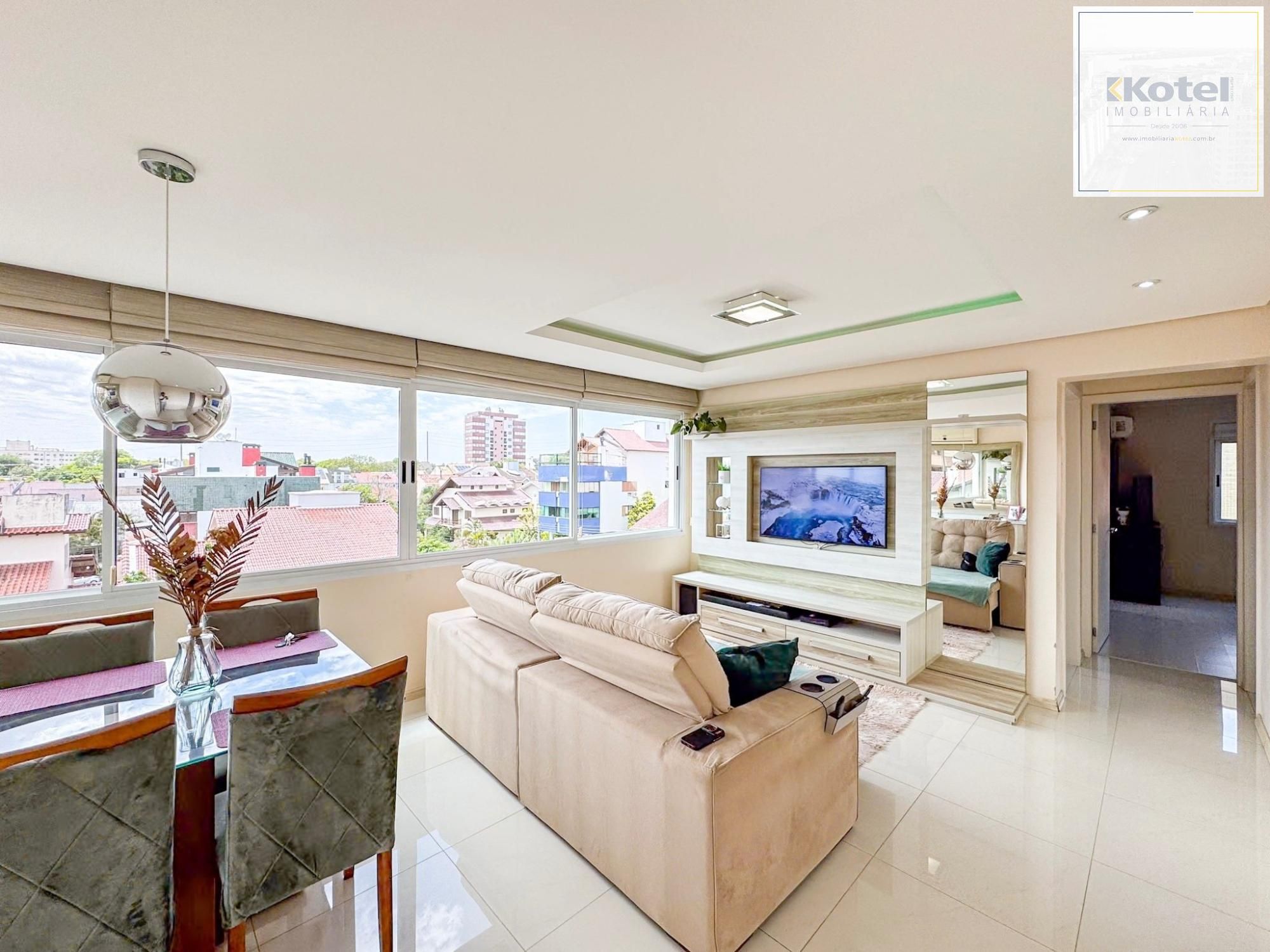 Apartamento de 2 dormitórios com suíte e churrasqueira no Jardim Planalto