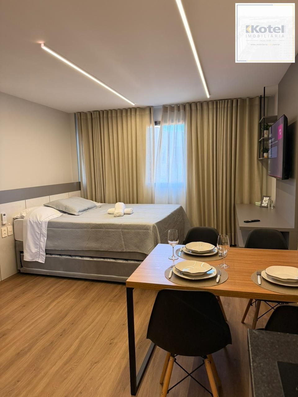 Studio Mobiliado no GO Cidade Baixa com Vista para o Guaíba