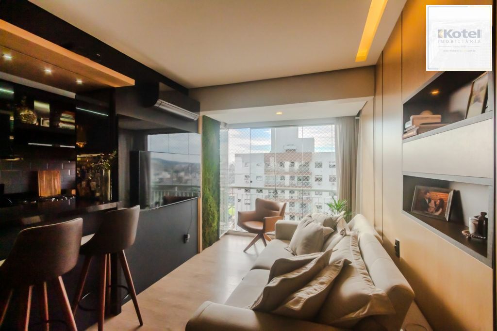 Apartamento com sacada integrada e vista privilegiada