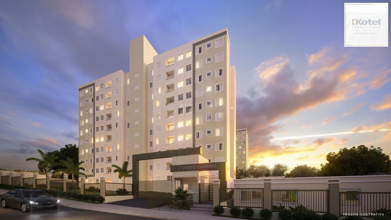 Apartamento de 2 dormitórios com varanda e vaga