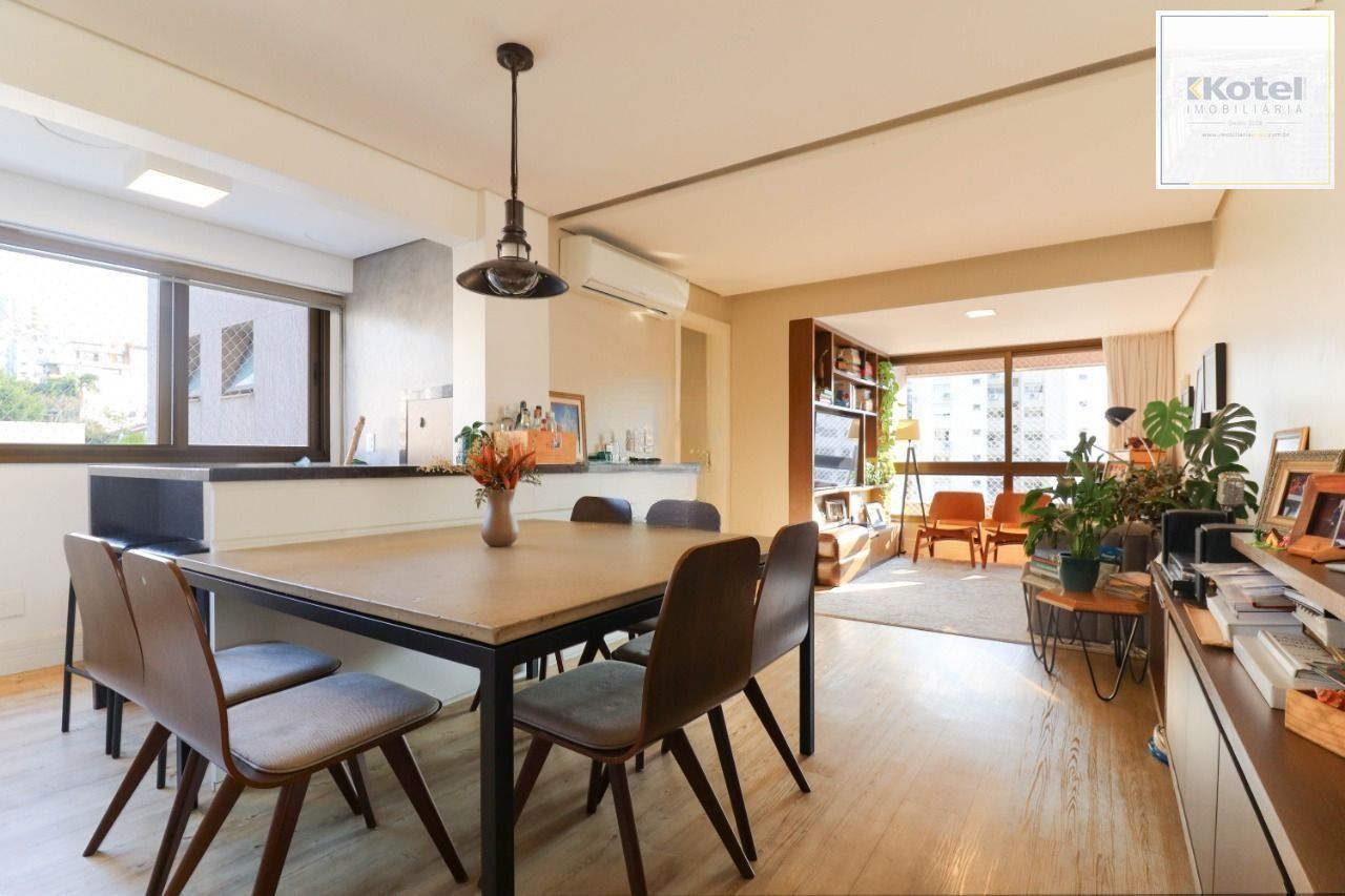 Apartamento semimobiliado com churrasqueira no Higienópolis