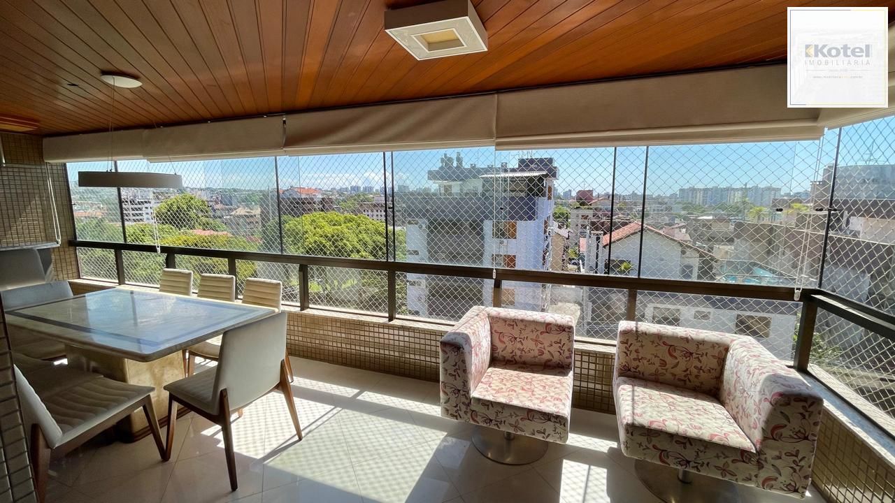 Apartamento mobiliado com sacada e churrasqueira