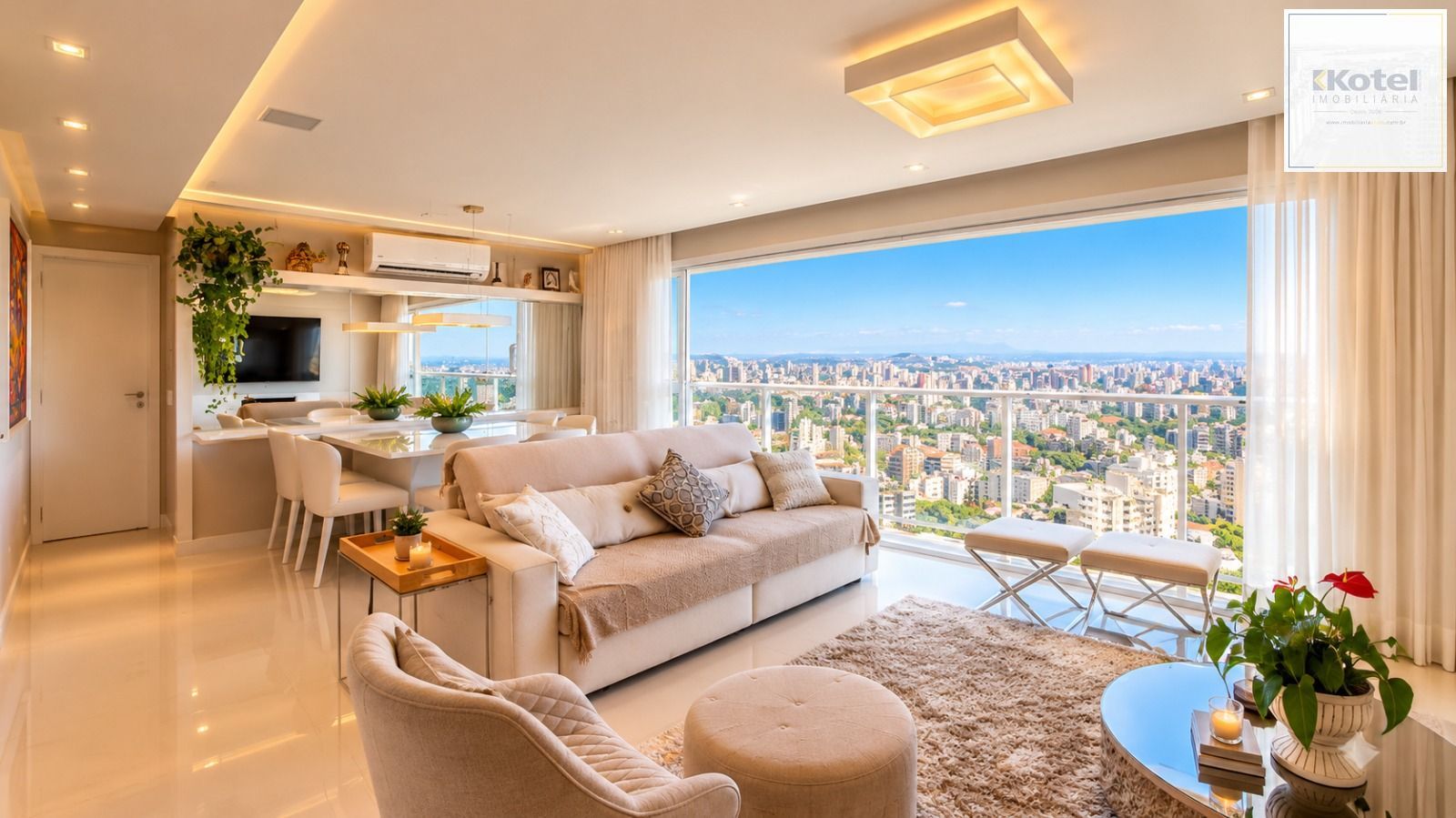 Apartamento 3 Suítes Mobiliado com Vista para o Guaíba