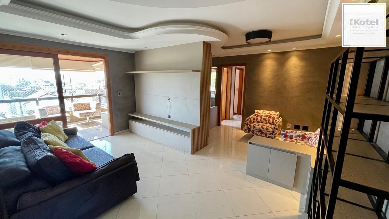 Apartamento mobiliado com sacada e churrasqueira