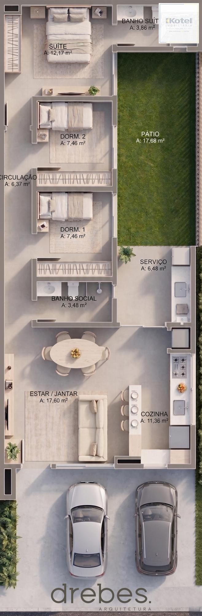 Residência no Condomínio Nova Ipanema Garden, com 3 dormitórios — foto 5