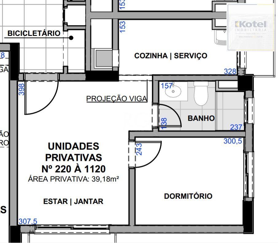 Apartamento para Venda - 39.18m², 1 dormitório, sendo 1 suites, 1 vaga - Partenon — foto 3
