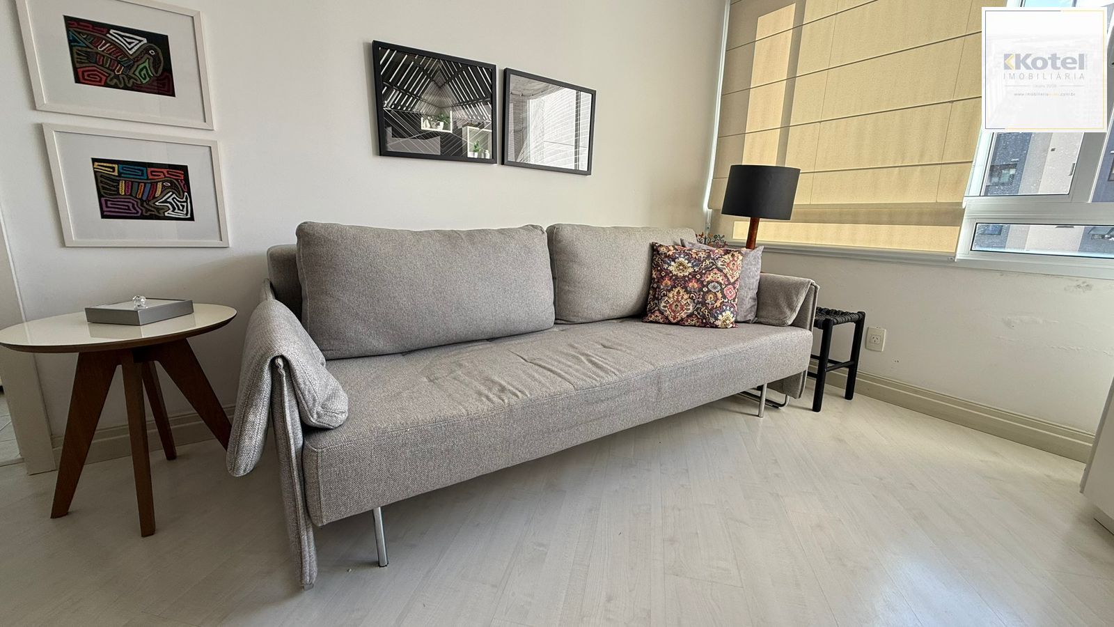 Apartamento 1 dormitório c/vaga escriturada coberta e infra completa no Rio Branco